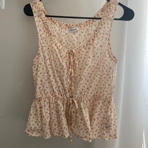Madewell Floral Tank Top